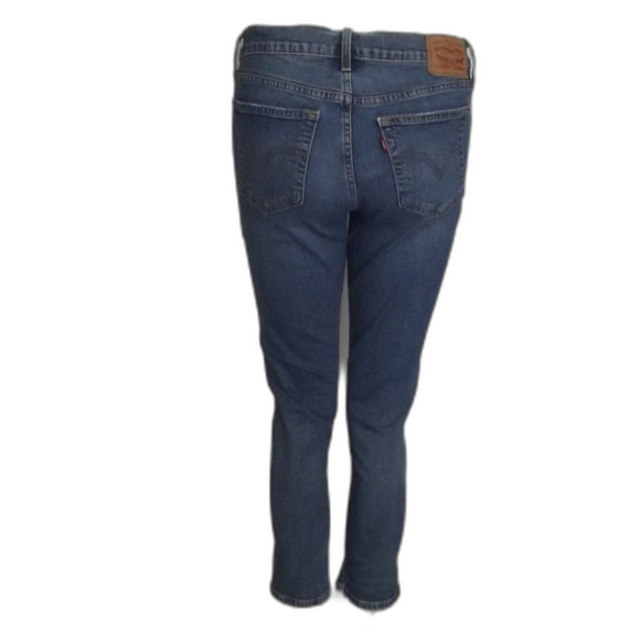 LEVI'S Boyfriend Jeans, 28, Crop length, Lower rise, Blue, 5 pockets, STAIN - Picture 5 of 16